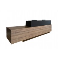 Modern JAZZ Reception Counter With Black Hob