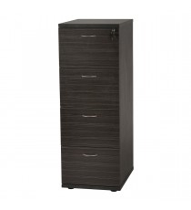 4 Drawers Filing Cabinet - Blackened Linewood
