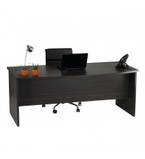 Bow Front Desk Office 1800 - Blackened Linewood