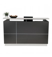 HUGO Reception Counter - Graphite Grey 1800
