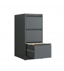 Max Metal Filing Cabinet 3 Drawers - 4 Colours
