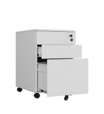 Agr Metal Mobile Pedestal 3 Drawers - 2 Colours