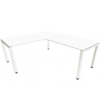 Plaza 50mm Square Legs Corner Workstation 1500 - Many Options