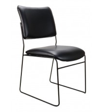 ST Vista Visitor Chair in PU Black