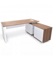 AERO Office Suite 1800 - Casnan Walnut Finish