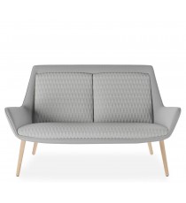Aquila Two Seat Low Back Lounge - 8 Base Options