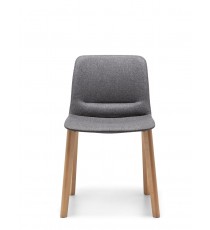 Unica Timber Upholstered Visitor Chair