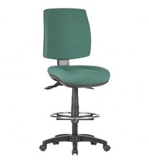 Alpha Upholstered Drafting Chair - 2 Options