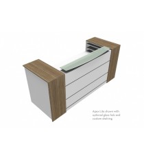 APEX Glass Reception Counter 2200W