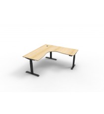 Argo Lift Height Adjustable Corner Workstation - 1800x1800
