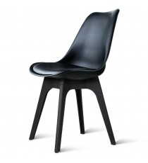 Eames Luna Visitor Chairs - ALL Black 