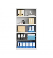 Open Bookcase 1800H - All White