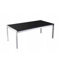 Deluxe Rectangular Black Glass Coffee Table 1200