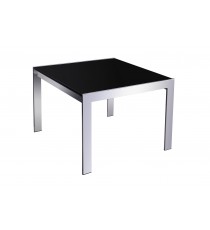 Deluxe Square Black Glass Coffee Table 600