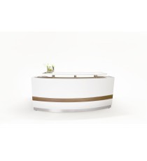 SOHO Bow Front Conservatory Reception Counter - 1800