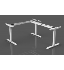 Argo Plus Electric Corner Workstation FRAME - WHITE