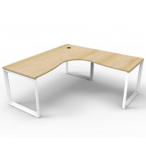 Infinity Loop Legs Corner Workstation 1500