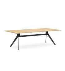 Delta Boardroom Table 2400 - Black Frame
