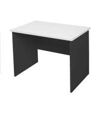 Open Slab Desk 900 WHITE Over Ironstone - 4 Colours