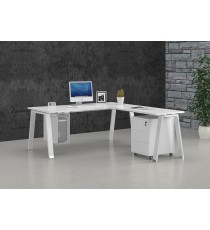 Edge Metal Frame Corner Workstation 1500 - Many Options