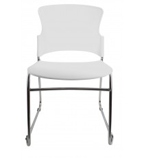 Eve Visitor Chair - All White Check Stock*