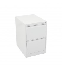 Metal Filing Cabinet 2 Drawers WHITE - More Colours