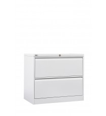 GO Heavy Duty Metal 2 Drawer Lateral Filing Cabinet - 2 Colours