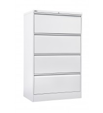 Go Heavy Duty Lateral Filing Cabinet 4 Drawer - 2 Colours