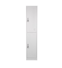 Zip 2 Door Metal Storage Locker - 2 Colours