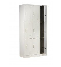 Zip 9 Door Metal Storage Locker 