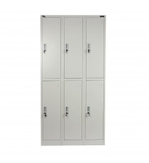 Zip 6 Door Metal Storage Locker 
