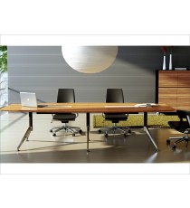 Novara Zebrano Boardroom Table 2400 x 1200 