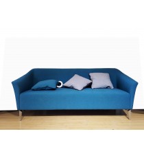 Venice Fabric Reception Lounge - 3 Seater
