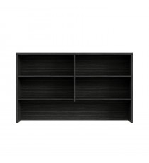 Desk Hutch 1800 - Blackened Linewood 