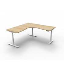 HALO+ Electric Height Adjustable Corner Workstation - 18x18