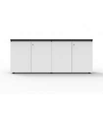 Infinity Swing Door Cupboard or Hinge Door Credenza 1800 WHITE 
