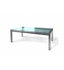 DD Rectangular Glass Coffee Table 1200