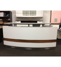 SOHO Bow Front Conservatory Reception Counter - 1800