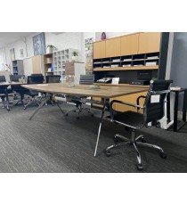 Delta Chrome Boardroom Table 2400