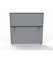 Office Partition Desk Mounted Screen Add On Panels - Grey 