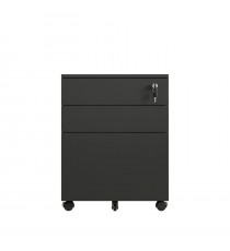 Max Larger Metal Mobile Pedestal 3 Drawers - 2 Colours