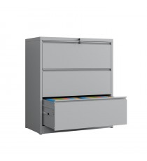 Max Lateral Filing Cabinet 3 Drawer - 4 Colours