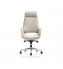 Lawson High Back Executive Chair - Beige PU