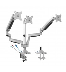 EM10 Premium Grade Triple Monitor Arm