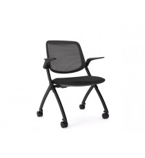 Oz Logic Training Chairs with Castors - Black