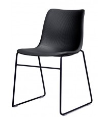 Lumen visitor Chair All Black - Check Stock*