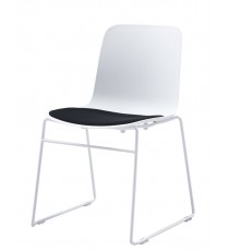 Lumin Visitor Chair White - Check Stock*