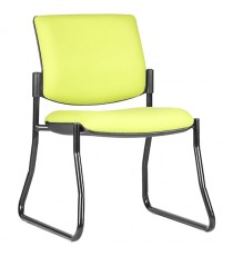 Maxi Upholstered Sled Frame Visitor Chair