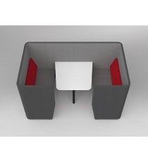 Motion Meeting Booth 4 Person Seating
