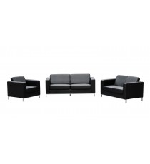 Milano 3 Seater Leather Lounge